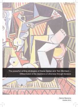 The powerful writing strategies of Assia Djebar and