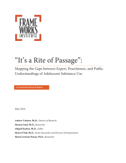 It`s a Rite of Passage