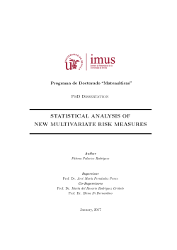 statistical analysis of new multivariate risk measures