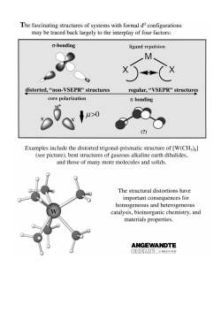 "Non-VSEPR" Structures and Bonding in d0 Systems