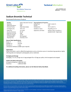 Sodium Bromide Technical TDS