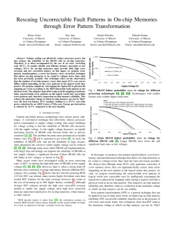 Rescuing Uncorrectable Fault Patterns in On-chip
