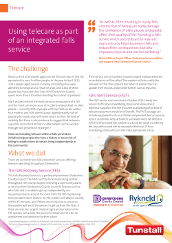 Derbyshire - Integrated Falls Service