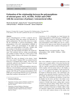 Estimation of the relationship between the polymorphisms of