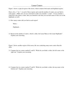 Lunar Craters