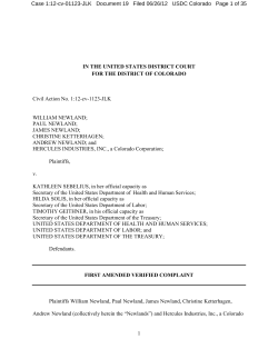 Complaint - Alliance Defending Freedom Media