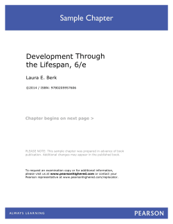 Development Through the Lifespan 6/e - Higher
