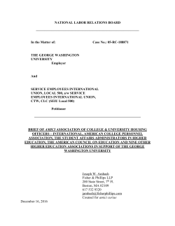 amicus brief - The Chronicle of Higher Education