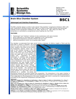 Brain Slice Chamber System