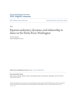 Riparian understory dynamics and relationship to dams on the