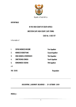 CASE No: A 562/07 In