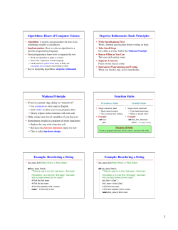Handout - Cornell Computer Science