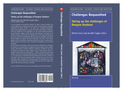 Challenges Bequeathed