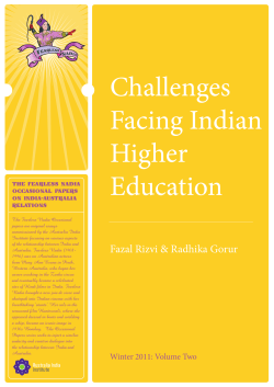 Challenges Facing Indian Higher Education