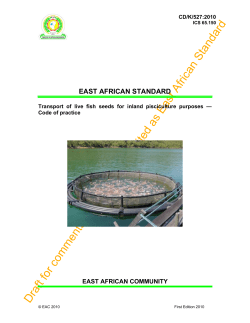 CD-K-527-2010, Transport of live fish seeds for inland pisciculture
