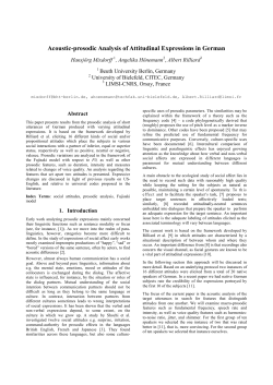 Paper Template for INTERSPEECH 2015