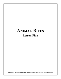 Animal Bites - Lesson Corner