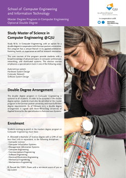 Master`s Degrees of Computer Engineering