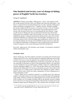 One hundred and twenty years of change in fishing power of English