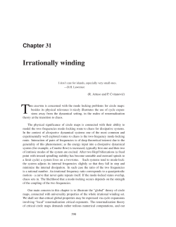 Irrationally winding