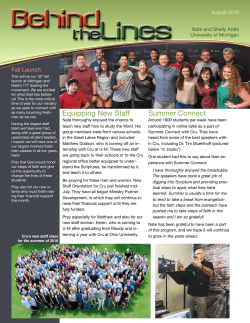 Read more in this month`s newsletter.