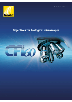 Objectives for biological microscopes