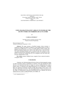 using halbach magnet arrays to increase the output force of