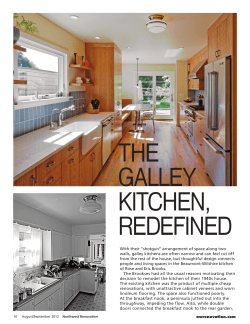 the galley kitchen, redefined - Howells Architecture + Design