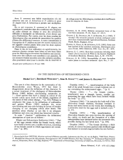 On the definition of heteroderid cysts