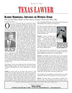 TEXASLAWYER TEXASLAWYER