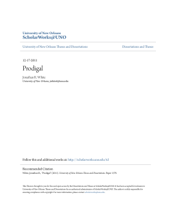 Prodigal - ScholarWorks@UNO
