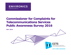 Commissioner for Complaints for Telecommunications Services