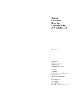 (NCRP): 2010 Data Request