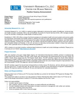 Position Vacancy Announcement