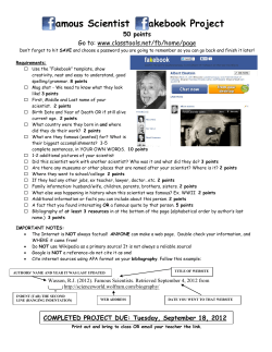 Famous Scientist Wanted Poster Project