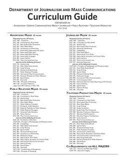 Curriculum Guide - Murray State University