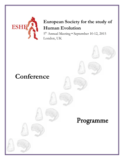 Conference Programme