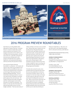 ScouterMay2016 - Quapaw Area Council