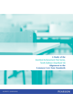 Stanford Achievement Test Series, Tenth Edition (Stanford 10)