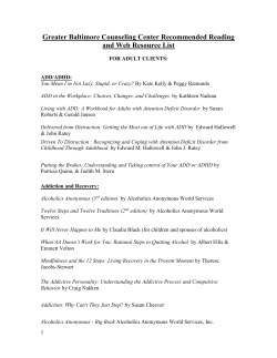 Reading List PDF - Greater Baltimore Counseling Center