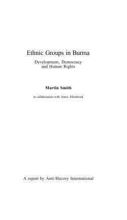 Ethnic Groups in Burma