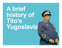 Tito`s Yugoslavia