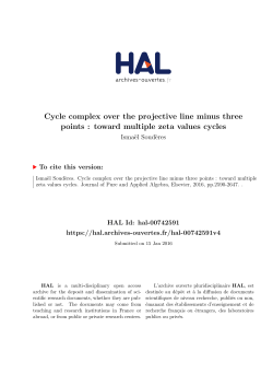 Cycle complex over the projective line minus three points