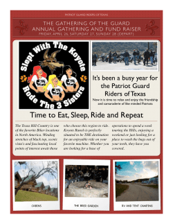 Gathering of the Guard - Texas Patriot Guard Riders