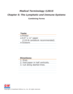 Chapter 5 Combining Forms E-Flash Cards