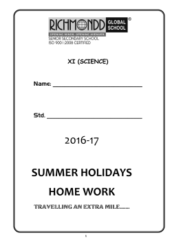 Class XI Science - Richmondd Global School