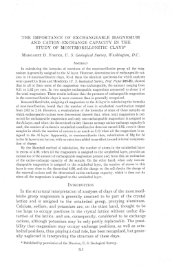 THE IMPORTANCE OF EXCHANGEABLE MAGNESIUM
