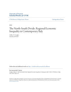 The North-South Divide: Regional Economic Inequality in
