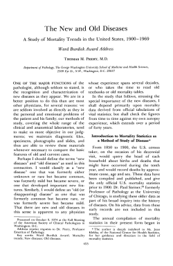 The New and Old Diseases