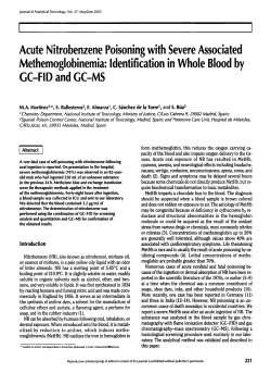 Acute Nitrobenzene Poisoning with Severe Associated